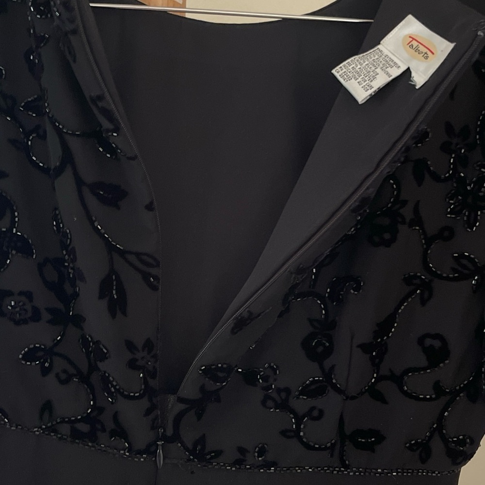 Talbot Elegant Black Evening Dress - Picture 13 of 13